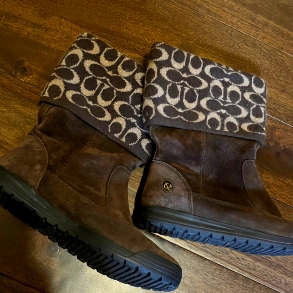 COACH Tatum Brown BOOTS Winter Fashion